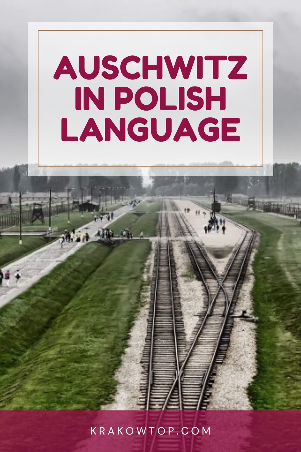 Names of concentration camps in Polish language