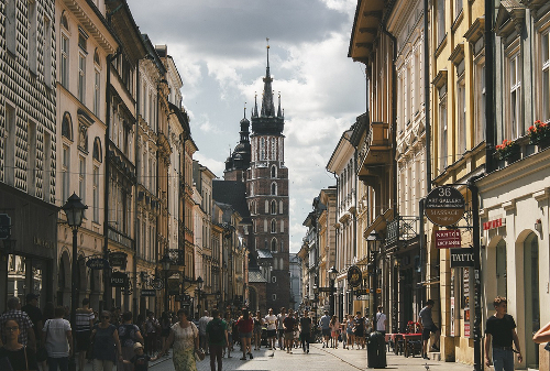 Old Town Krakow in Poland