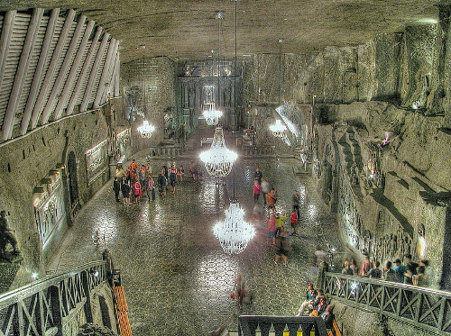 Entrance to Wieliczka Salt Mine Museum