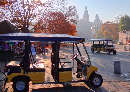 Krakow City Tour by Electric Golf Cart