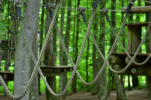 Krakow rope park