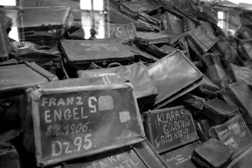 Personal items of prisoners in Auschwitz