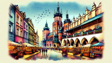 Illustration Royal Route Krakow