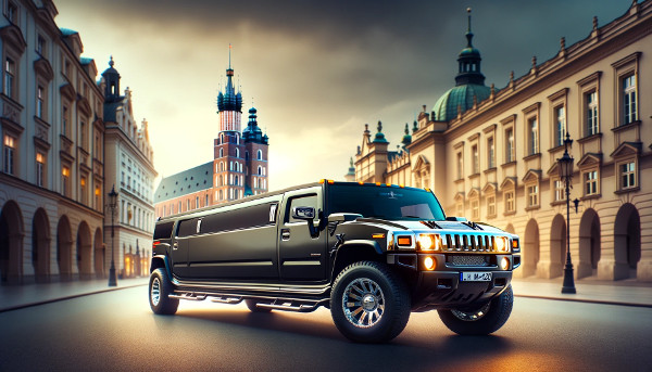 Exclusive limousine in Krakow