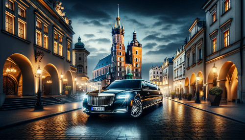 Very luxury limousine tour in Krakow