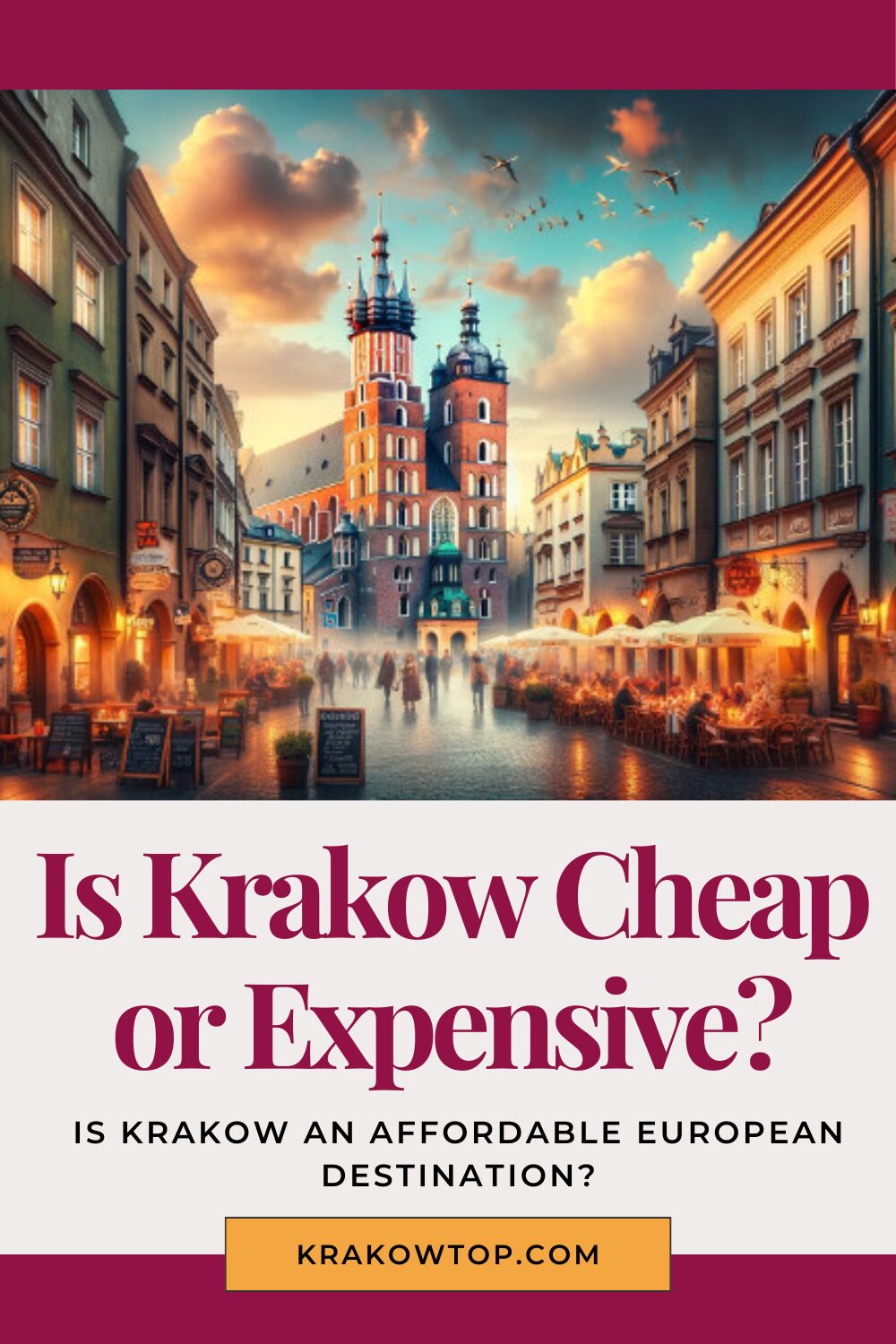 Is Krakow Expensive or Cheap