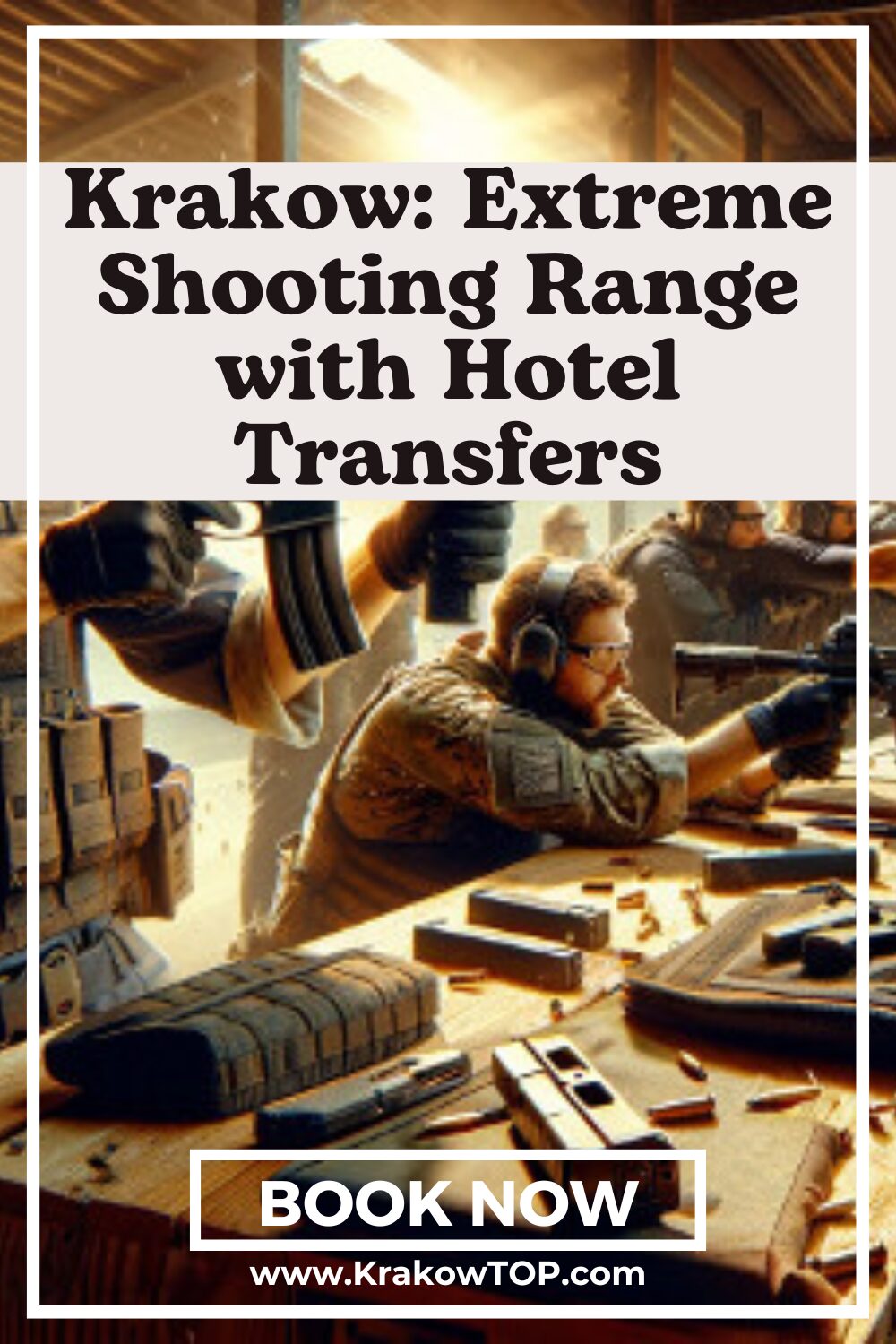 Krakow Extreme Shooting Range with Hotel Transfers tour