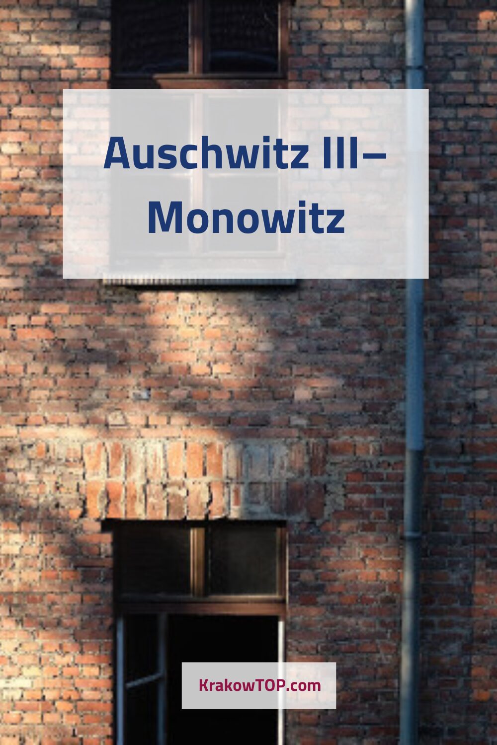 War Industrial Camp Auschwitz III–Monowitz