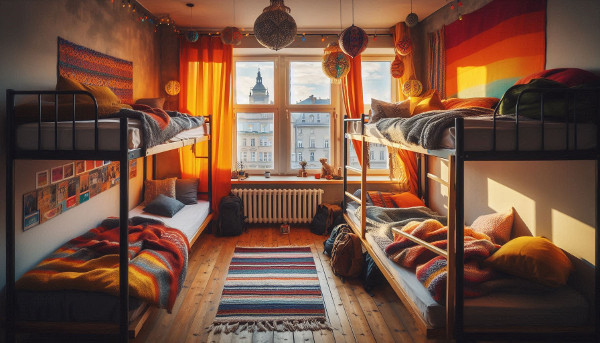 Krakow cosy party 4 bed hostels