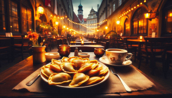 Evening weekend pierogi dinner in Krakow