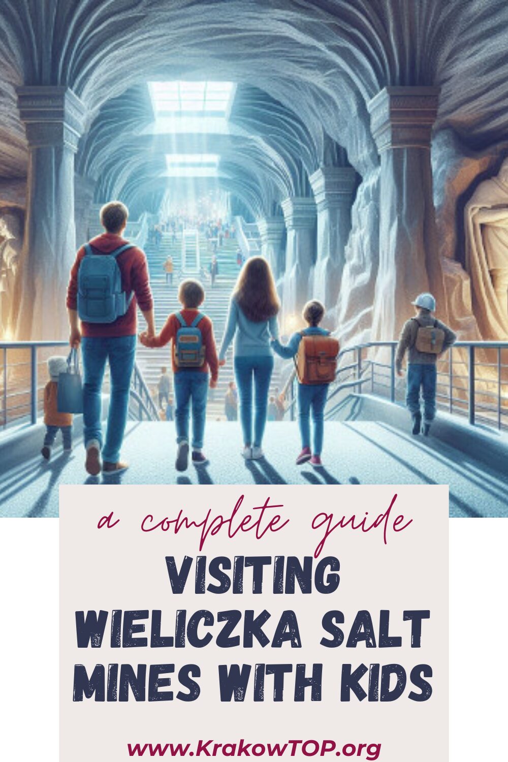 Visiting Wieliczka Salt Mines with Kids